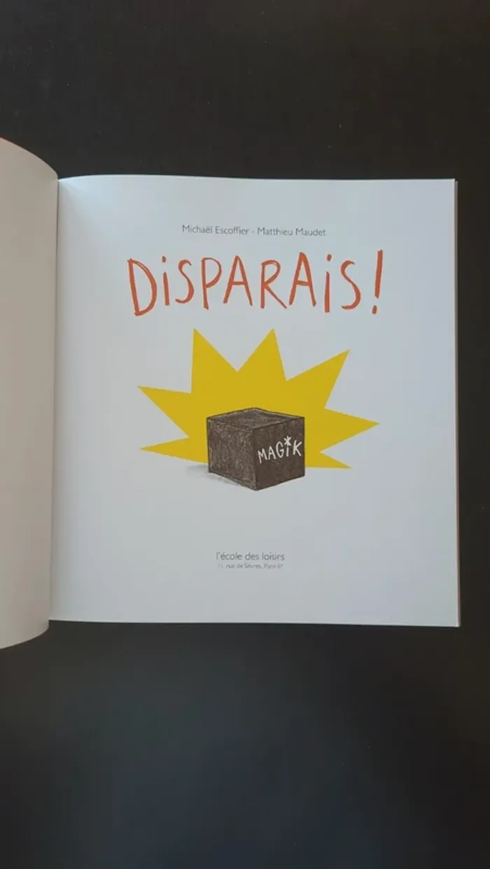 Livre Disparais ! École des max - photo numéro 3