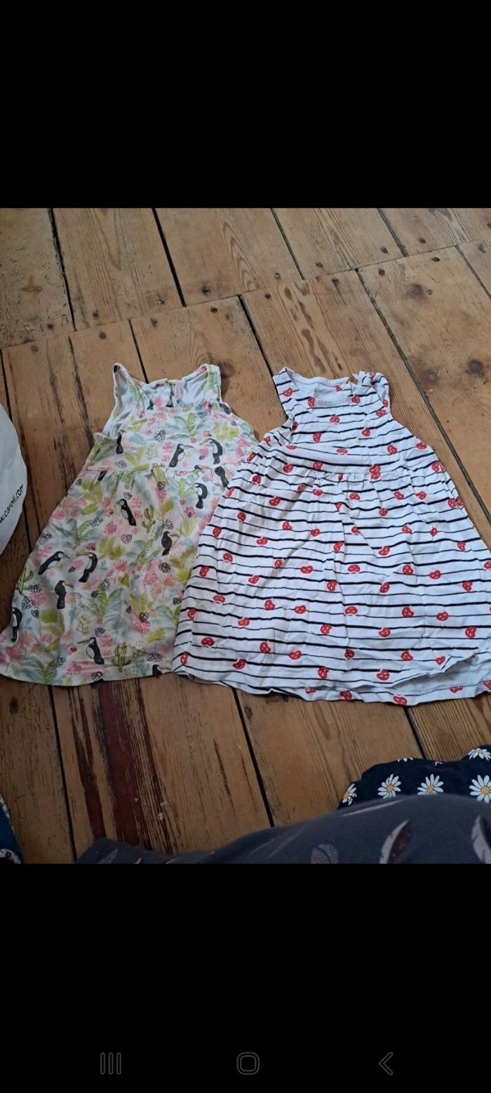 2 robes ete robes 18 mois