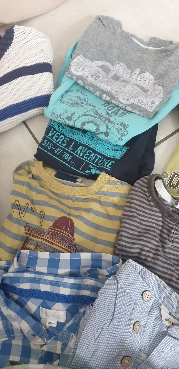 Lot haut garcon 2ans - photo numéro 9