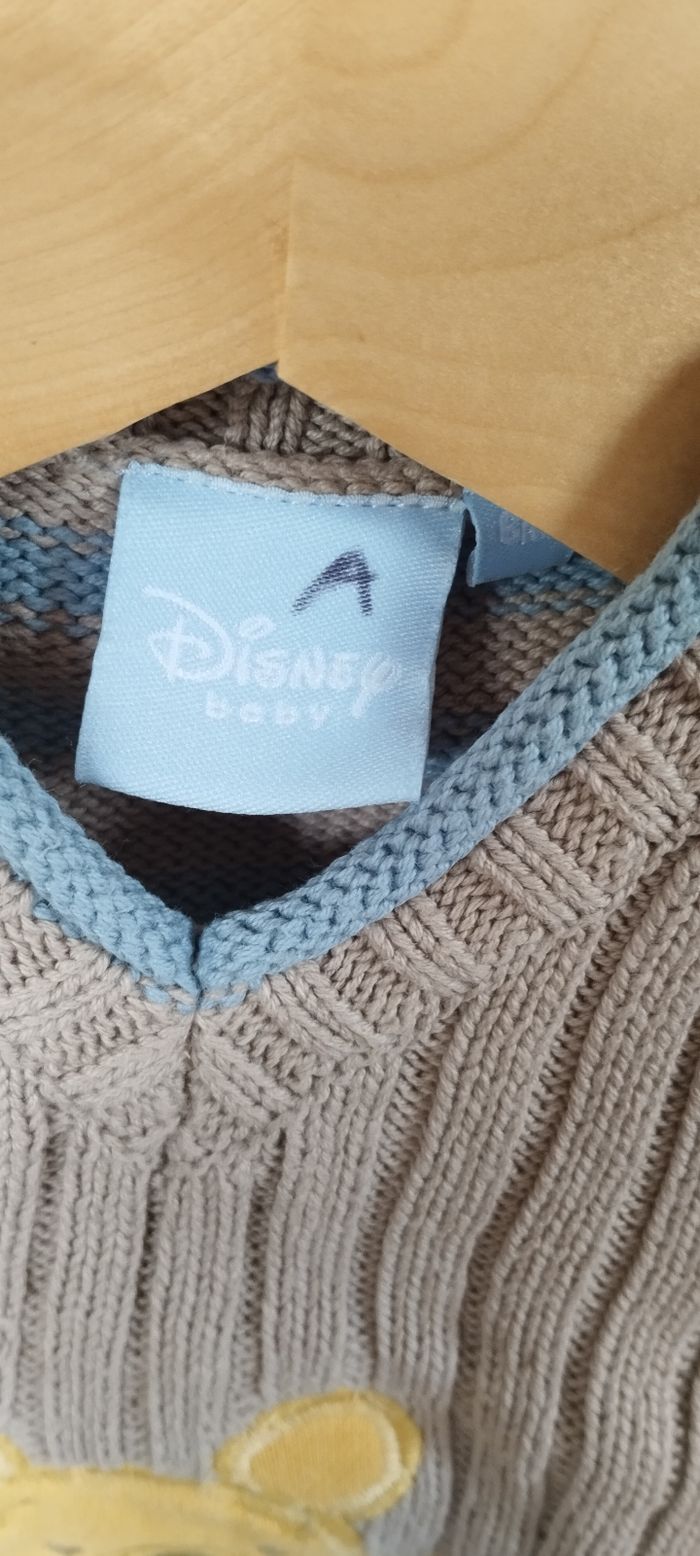 Pull sans manche garçon 6 mois Disney Winnie - photo numéro 3