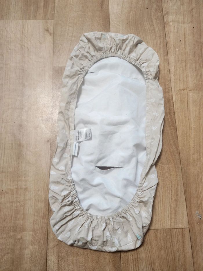 Drap housse matelas nacelle - photo numéro 2