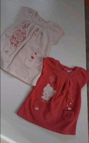 Lot 2 robes polaire 🐧 hiver chaud