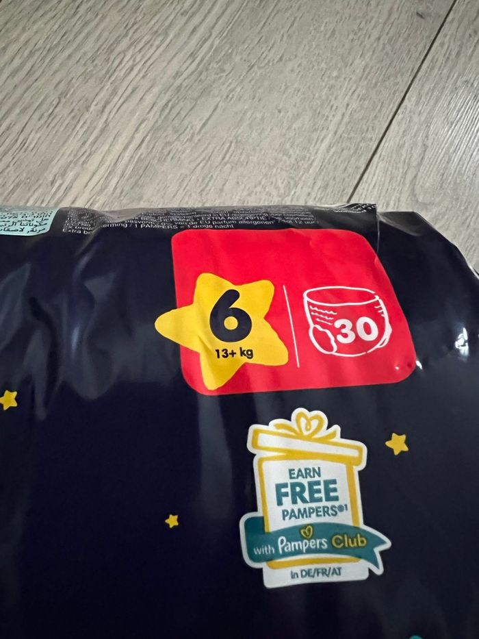 Lot 2 paquets Pampers Night taille 6 - photo numéro 5