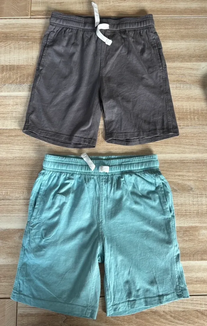 2 shorts en coton