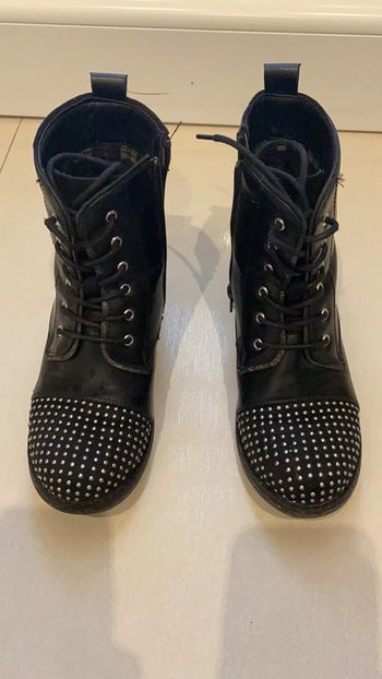 Bottines à lacets fille