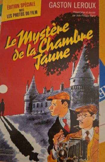 Livre mystère de la chambre jaune