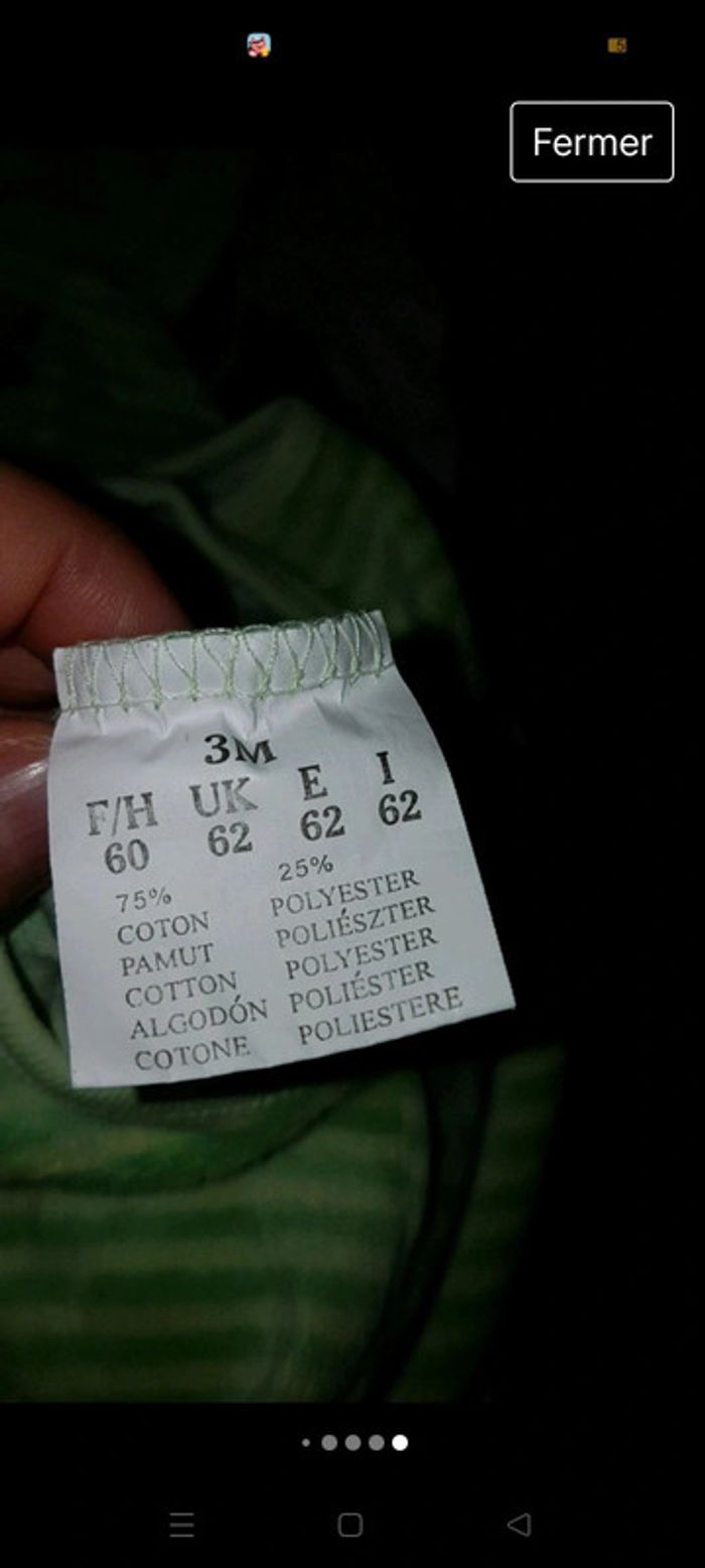 Ensemble velours 3 mois/60cm
Réduction jusqu'à -60% - photo numéro 8