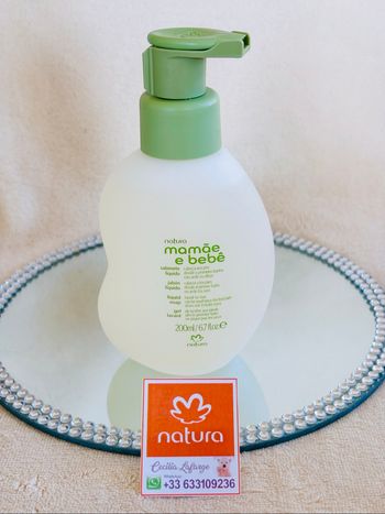 Savon liquide, gel pour bébé Natura Mamãe e Bebê