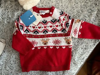 Pull de Noël 12 mois Mes petits cailloux