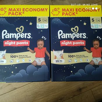 Couches pampers pants night 