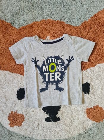 T-shirt monstre - 12mois