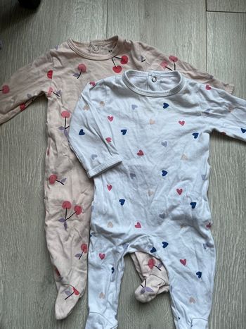 Lot de 2 pyjamas Kiabi 3 mois 