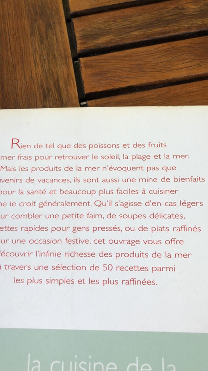 Livre de cuisine de la mer - photo numéro 8