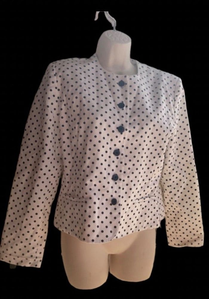 Veste à pois