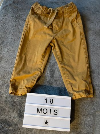 Pantalon chino sans bouton 18M