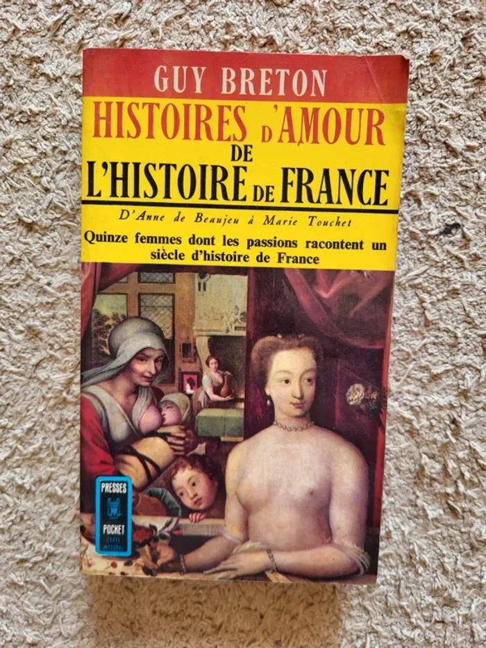 Lot de 5 livres "Histoires d'amour de l'histoire de France" de Guy Breton - 1965 - photo numéro 9
