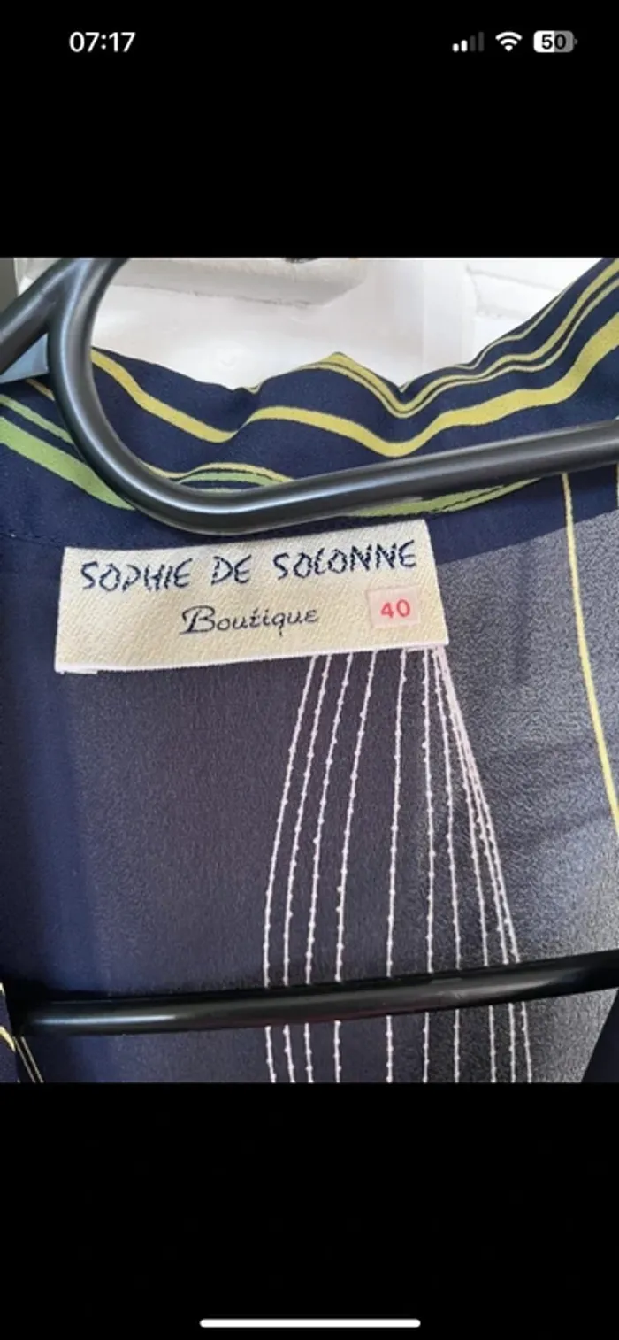Chemise Sophie de Solonne taille 40 - photo numéro 3
