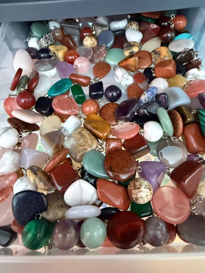 Lot de pendentif en pierre naturelle - photo numéro 3