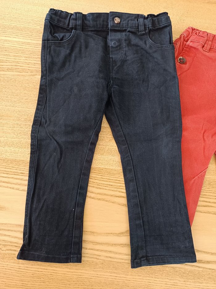 Lot de 4 pantalons 18 mois (in extenso, Vertbaudet, tex et obaibi) - photo numéro 4