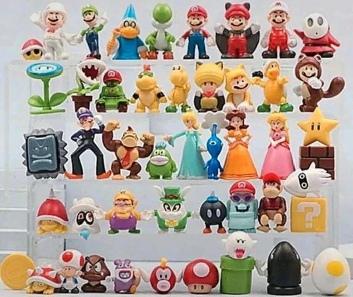 Lot de 48 Figurines Mario. Neuf