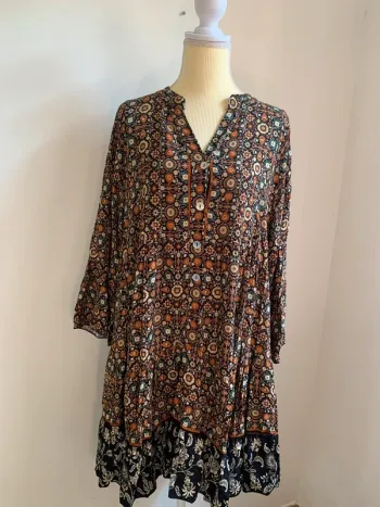Robe bohème fluide Armonias – Taille L – Neuve