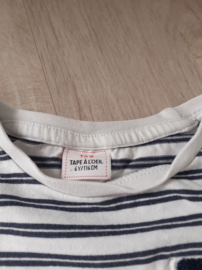 Tee-shirt tape à l'œil 6 ans - photo numéro 3