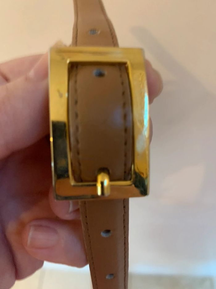 Ceinture cuir beige - photo numéro 3