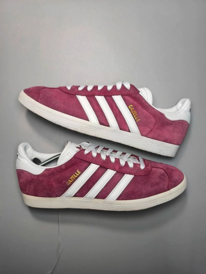 Baskets adidas gazelle bordeaux pointure 44.5 très bon état - photo numéro 2