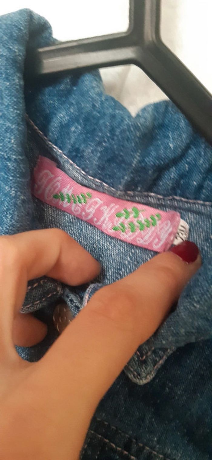 Veste jeans 23m fille sans manches - photo numéro 4