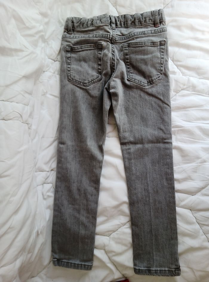 Pantalon 6 ans Monoprix jean gris clair - photo numéro 2