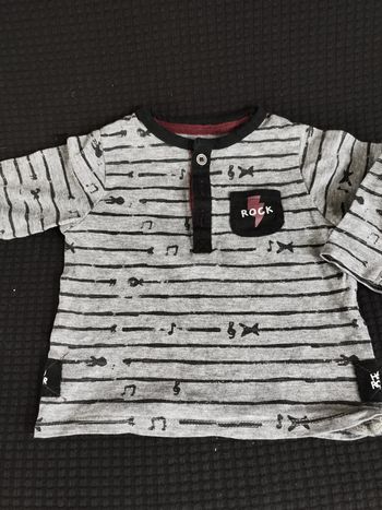 T-shirt manches longues garçon  6 Mois Kiabi