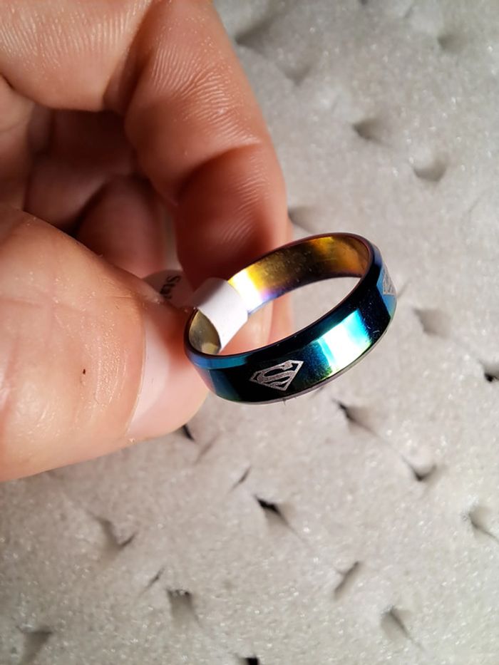 Bague acier inoxydable motifs - photo numéro 4