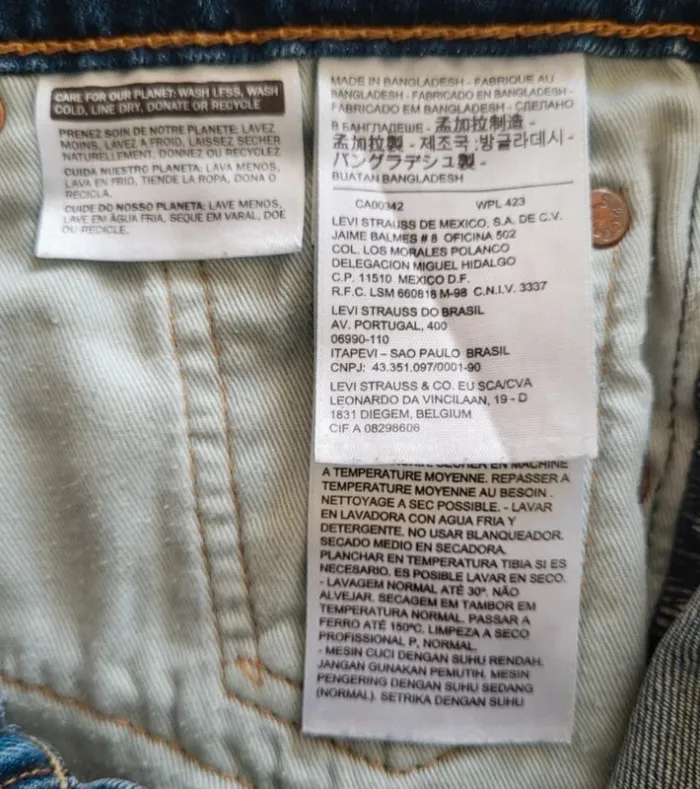 Jean Levi's 510 W29 L34 bleu - photo numéro 9