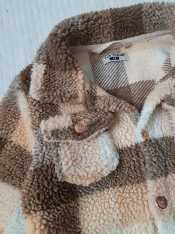 Veste style teddy DJ deutchjeans 4 ans - photo numéro 3
