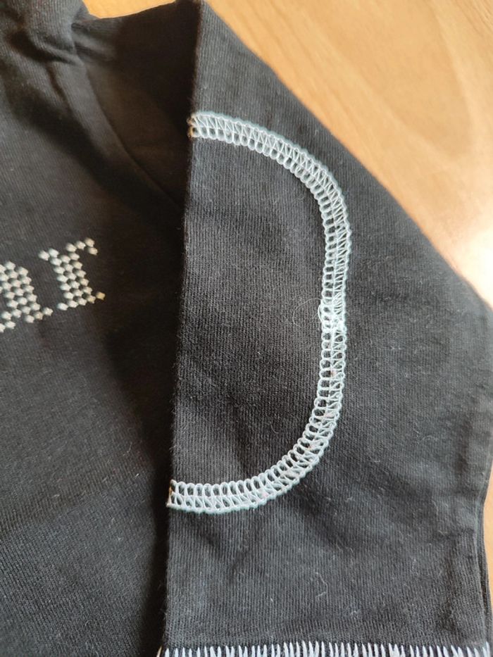 Lot tenue Neuve salopette velours doublé coton Vertbaudet + t-shirt manches longues 3 pommes - photo numéro 8