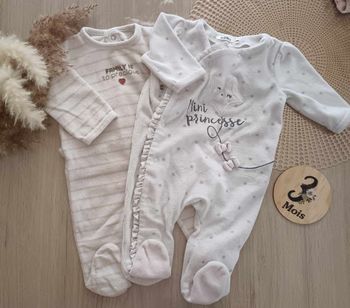 Lot pyjamas bébé fille