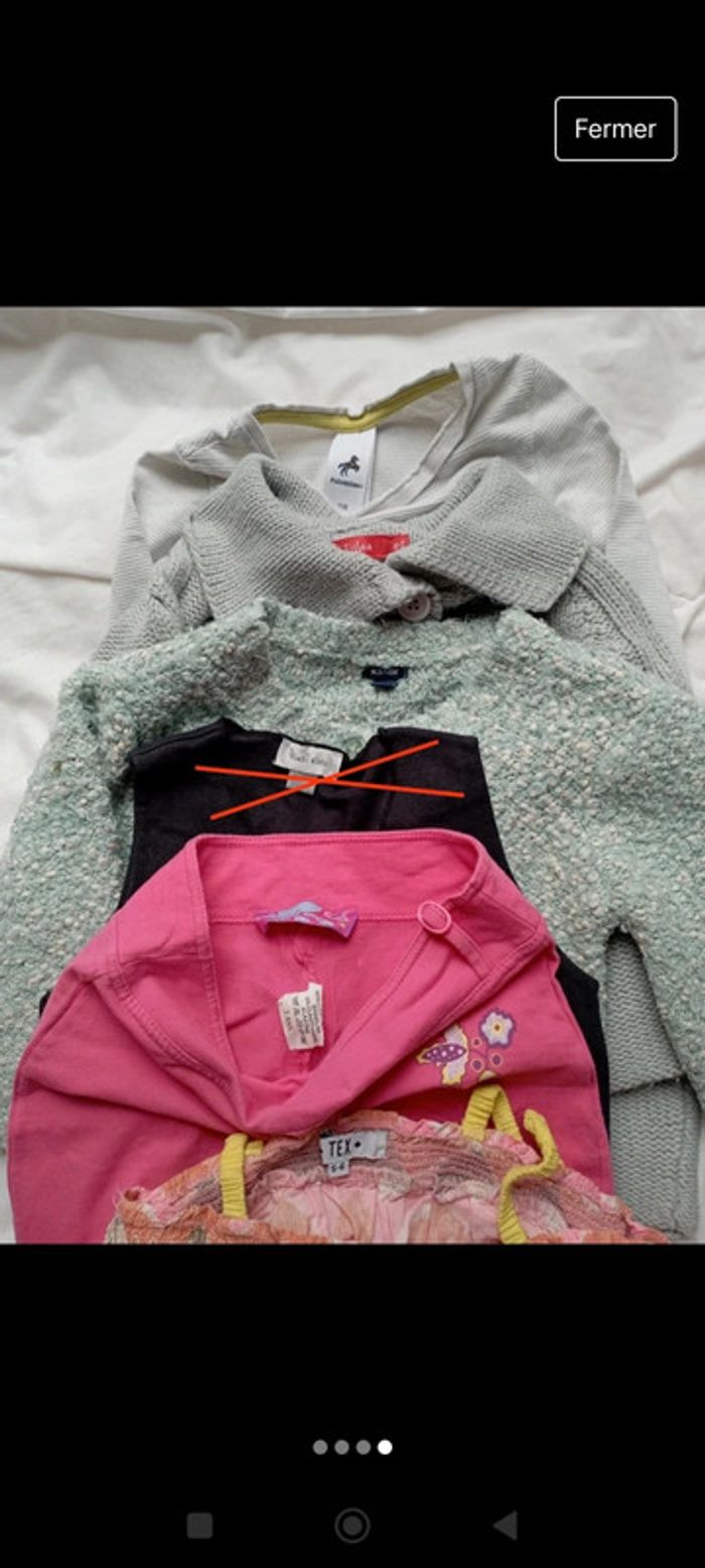 Lot 5 PCS fille 5 ans marques diverses 14€ - photo numéro 2