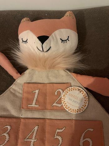 Calendrier de l’avent tissu