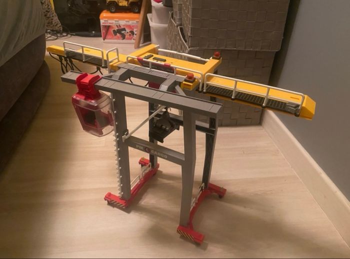 Portique de chargement de containers playmobil