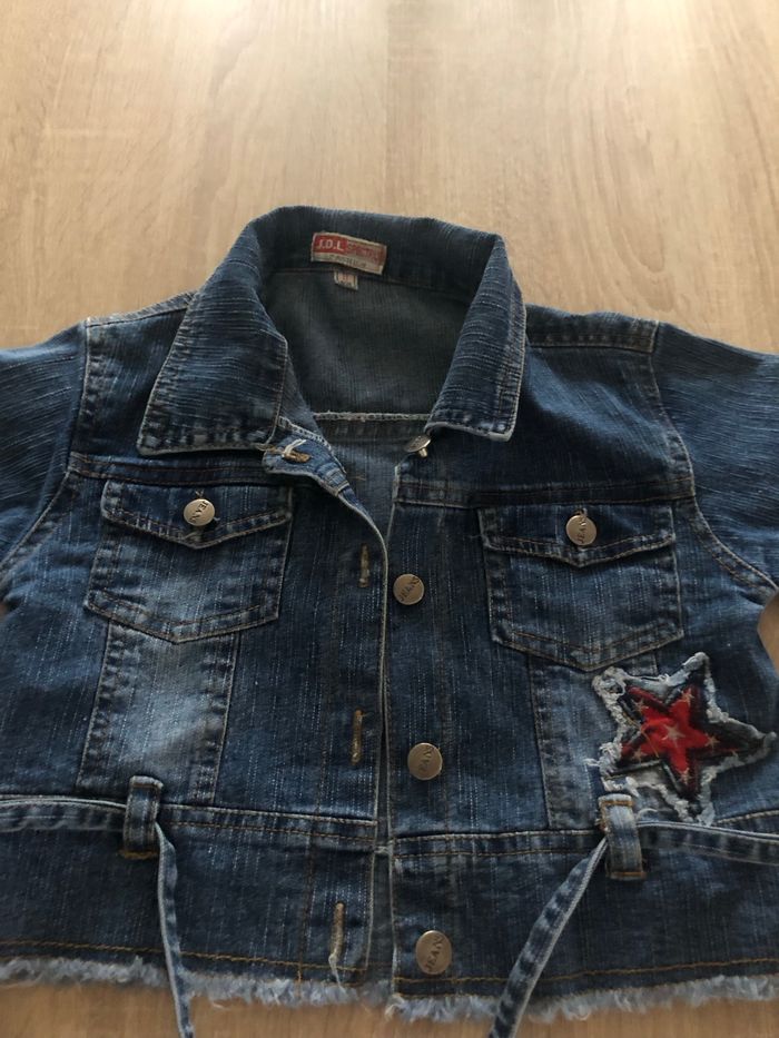 Veste courte en jean 11 ans - photo numéro 2