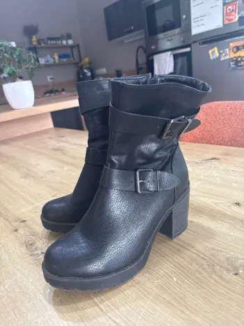 Bottines noires taille 38 femme