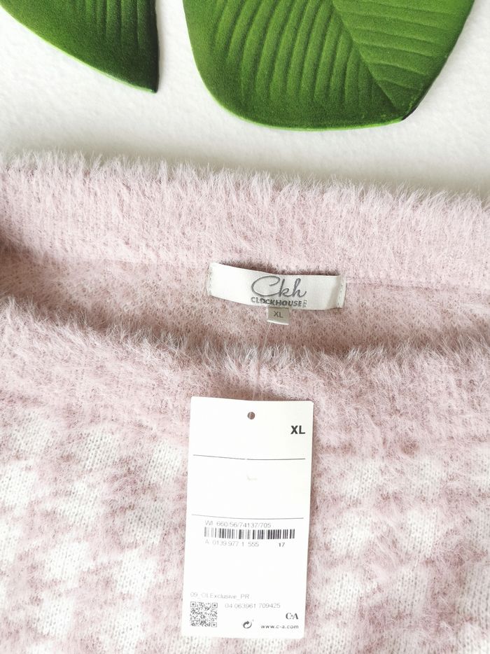 Mini jupe en tricot effet pied de poule Clockhouse C&A Taille XL - photo numéro 2