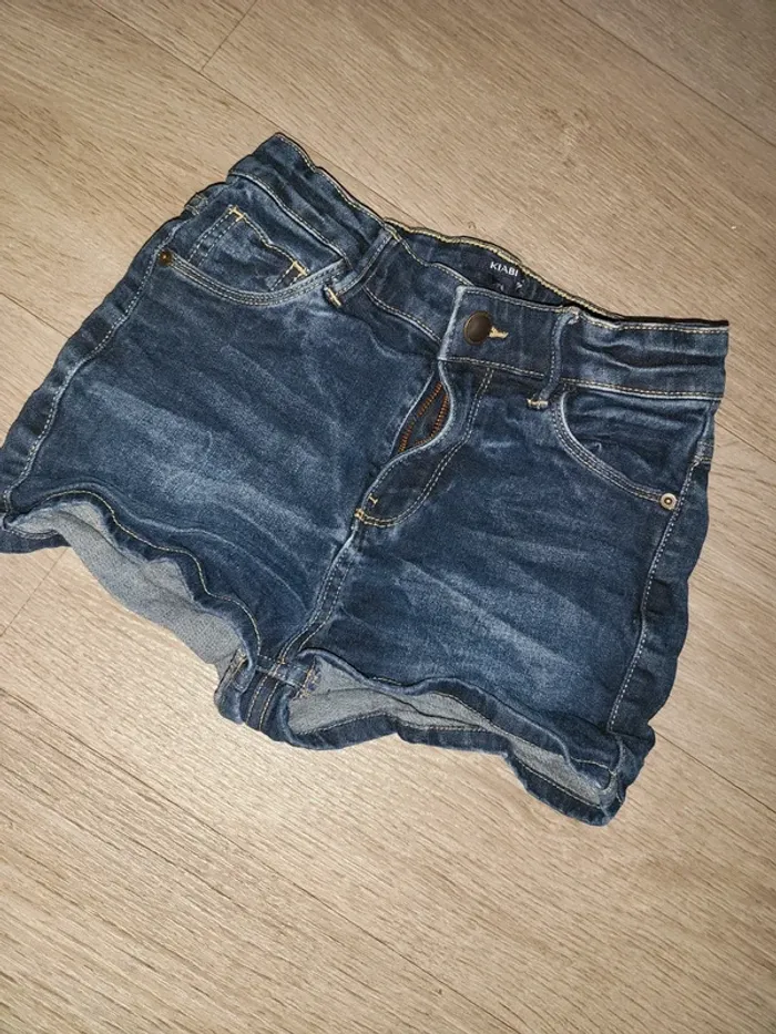 Short en jeans