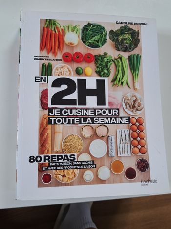 Livre je cuisine en 2h pour toute la semaine