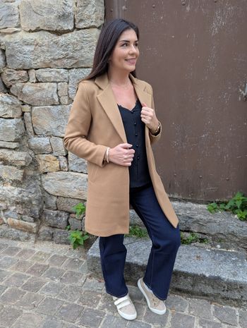 Manteau caban Tallinn camel
Taille S