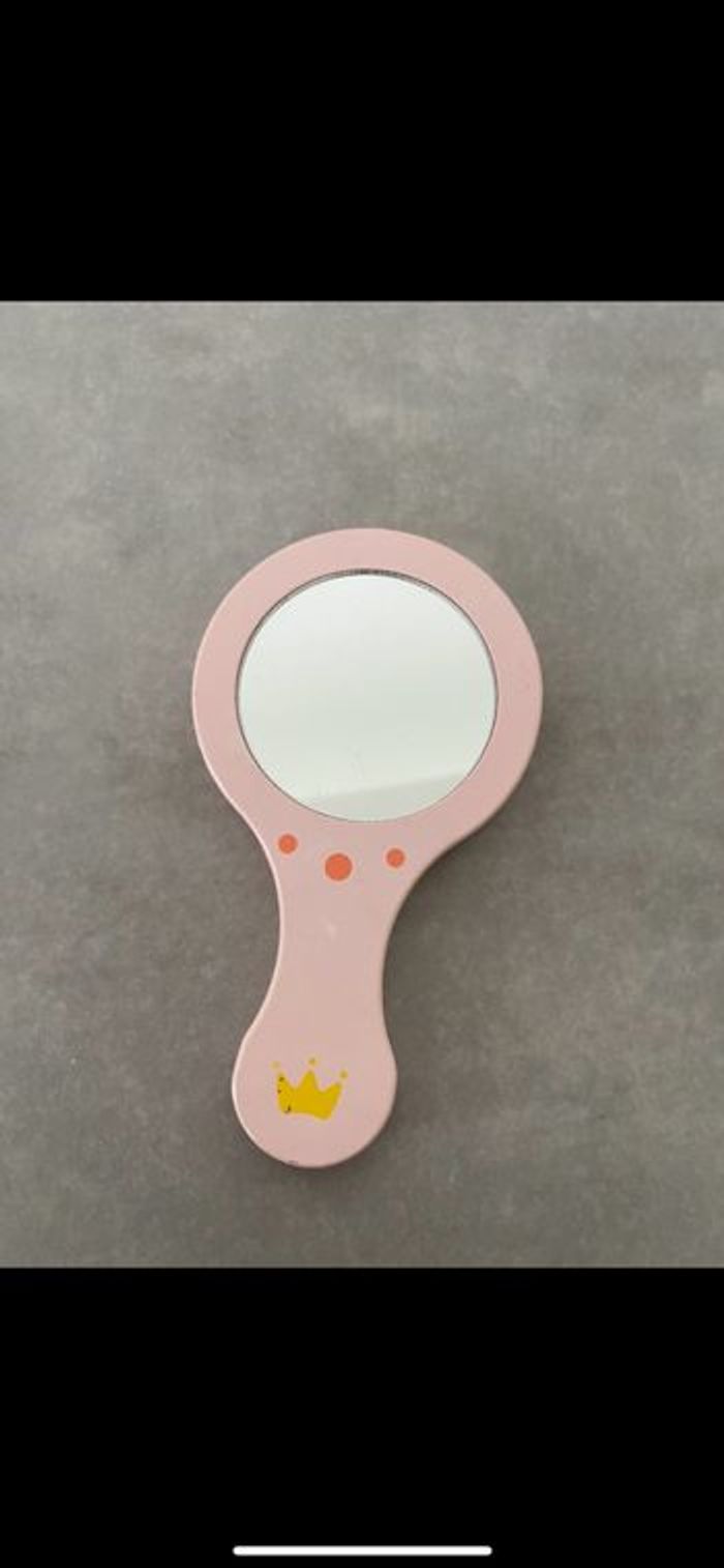 Petit miroir en bois - photo numéro 2