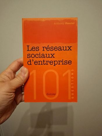 Livre les réseaux sociaux d'entreprise 101 questions diateino
