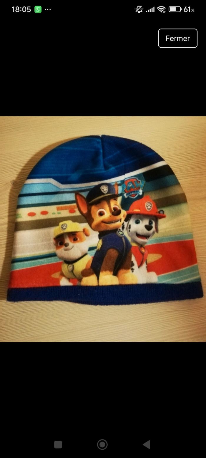 Bonnet Pat patrouille