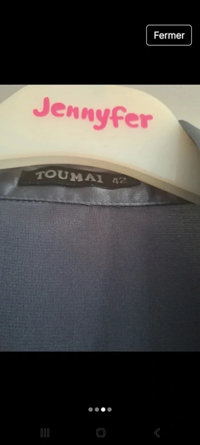 Chemise satin Toumai 42 - photo numéro 3