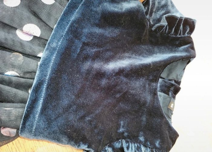 Robe de Noël effet velours 6mois - photo numéro 3